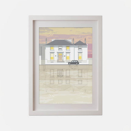 Abbey Road : Abbey Road Studios Established 1931 Gold Metallic Print