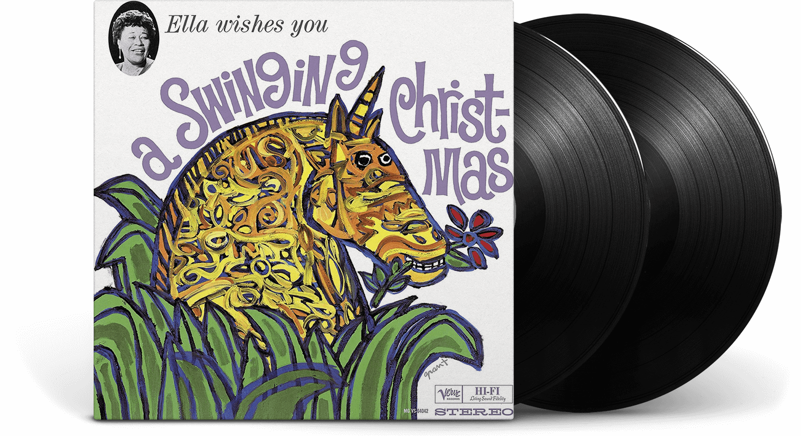 Vinyl - Ella Fitzgerald : Ella Wishes You A Swinging Christmas - The Record Hub