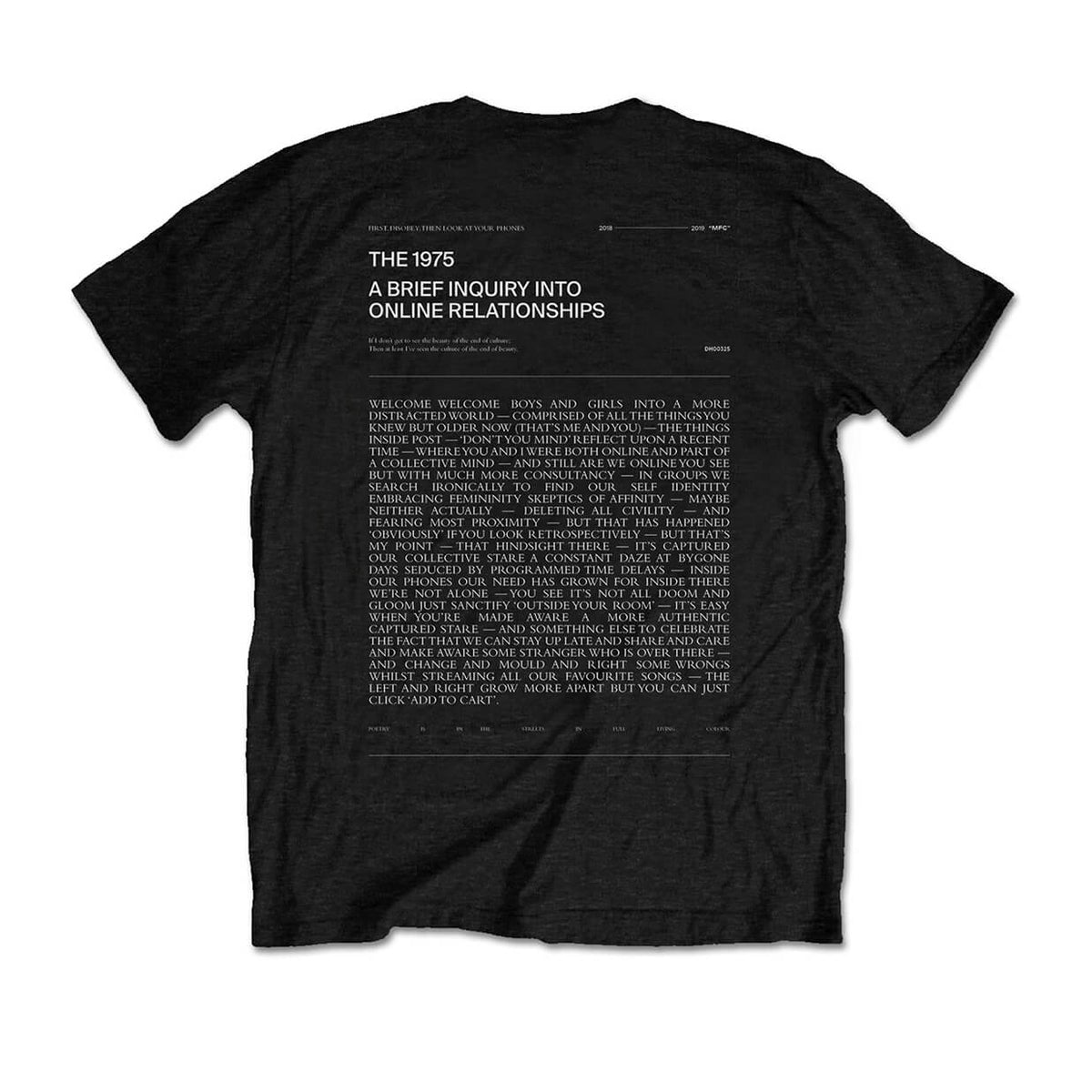 Vinyl - The 1975 : A Brief Inquiry - T-Shirt - The Record Hub