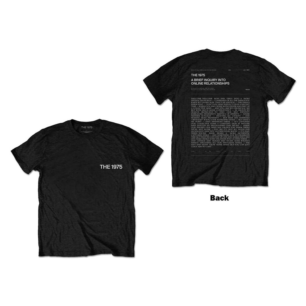Vinyl - The 1975 : A Brief Inquiry - T-Shirt - The Record Hub