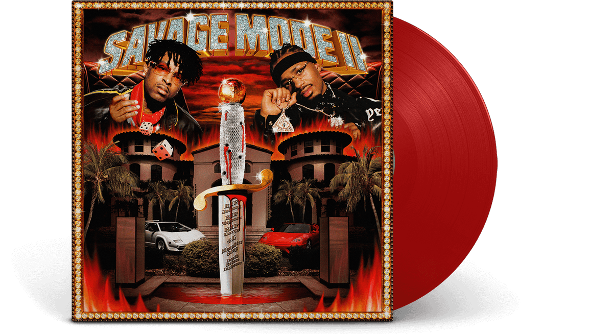 Vinyl - 21 Savage &amp; Metro Boomin&#39; : Savage Mode II (Red Vinyl) - The Record Hub
