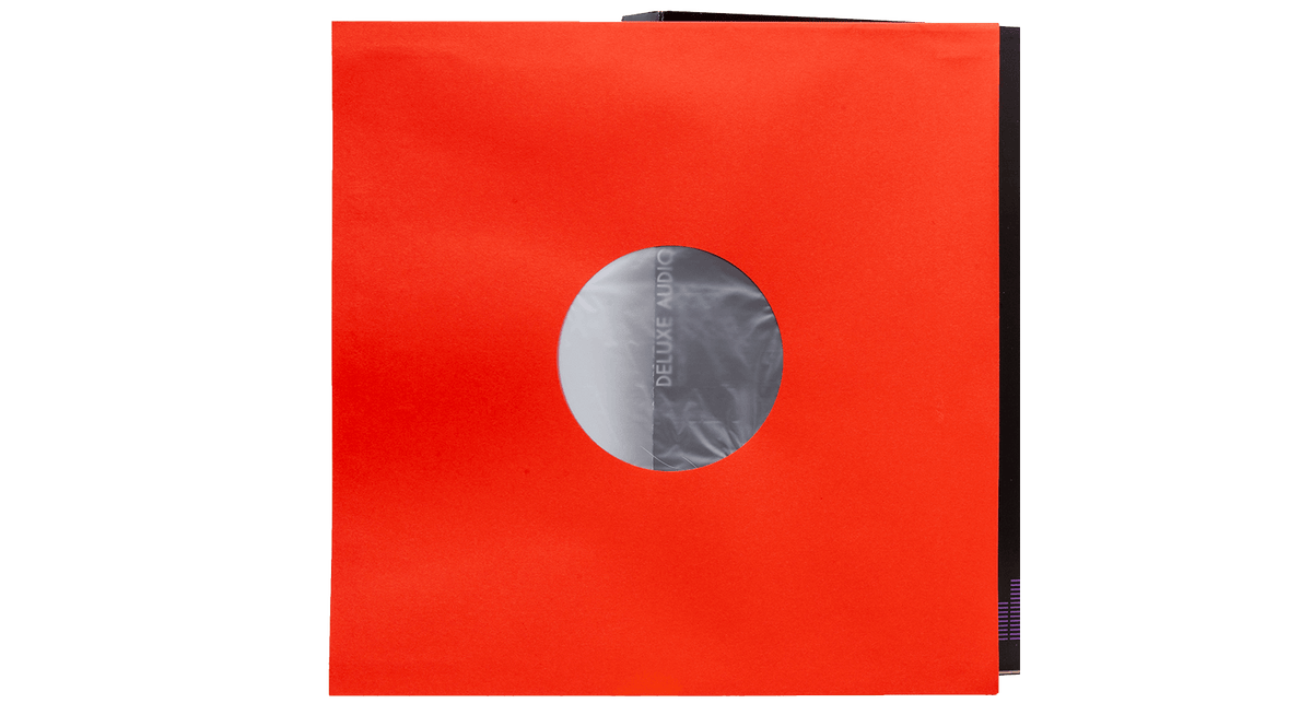 Vinyl - Audio Anatomy: 100X 12&quot; Deluxe Audiophile Antistatic Inner Sleeves Red - The Record Hub