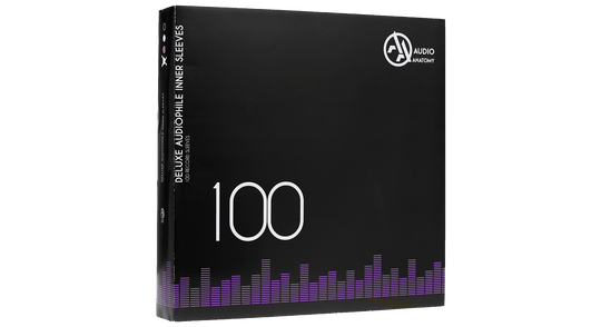 Audio Anatomy: 100X 12" Deluxe Audiophile Antistatic Inner Sleeves Red
