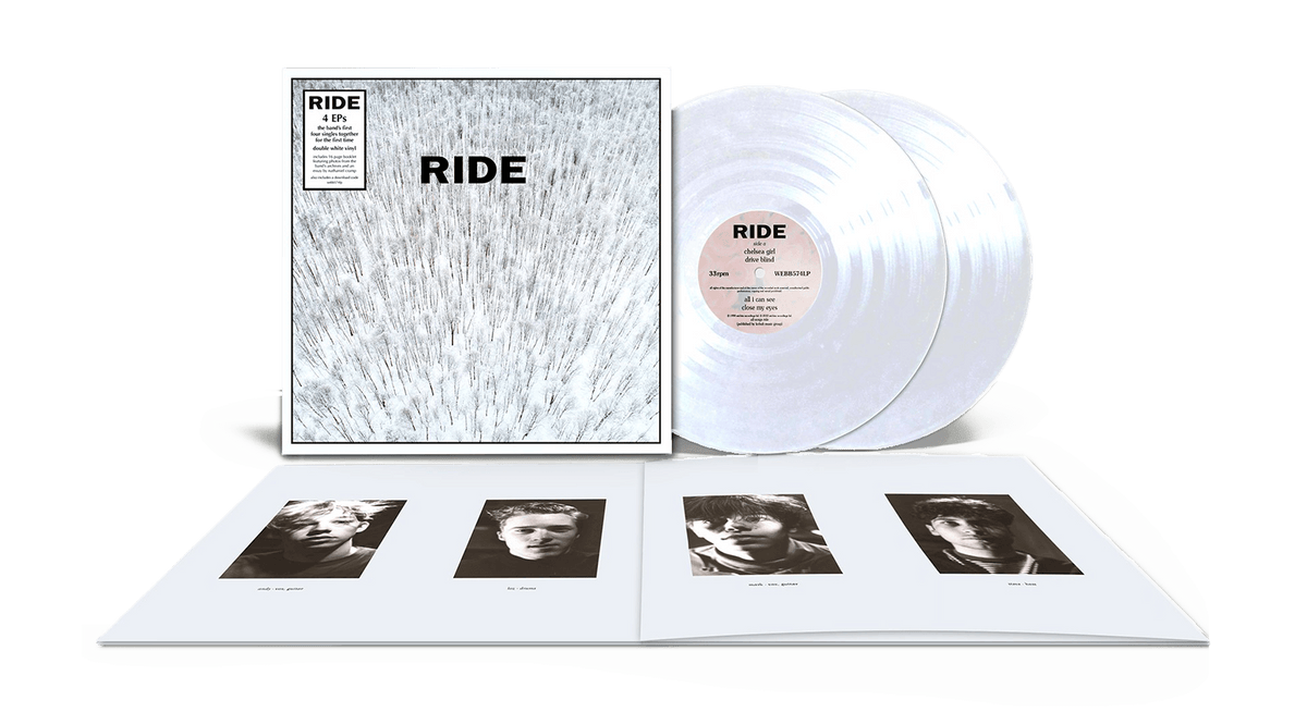 Vinyl - Ride : 4 Eps (White Vinyl) - The Record Hub
