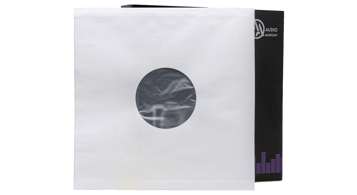 Vinyl - Audio Anatomy : 50X 12&quot; Deluxe Audiophile Antistatic Inner Sleeves White - The Record Hub