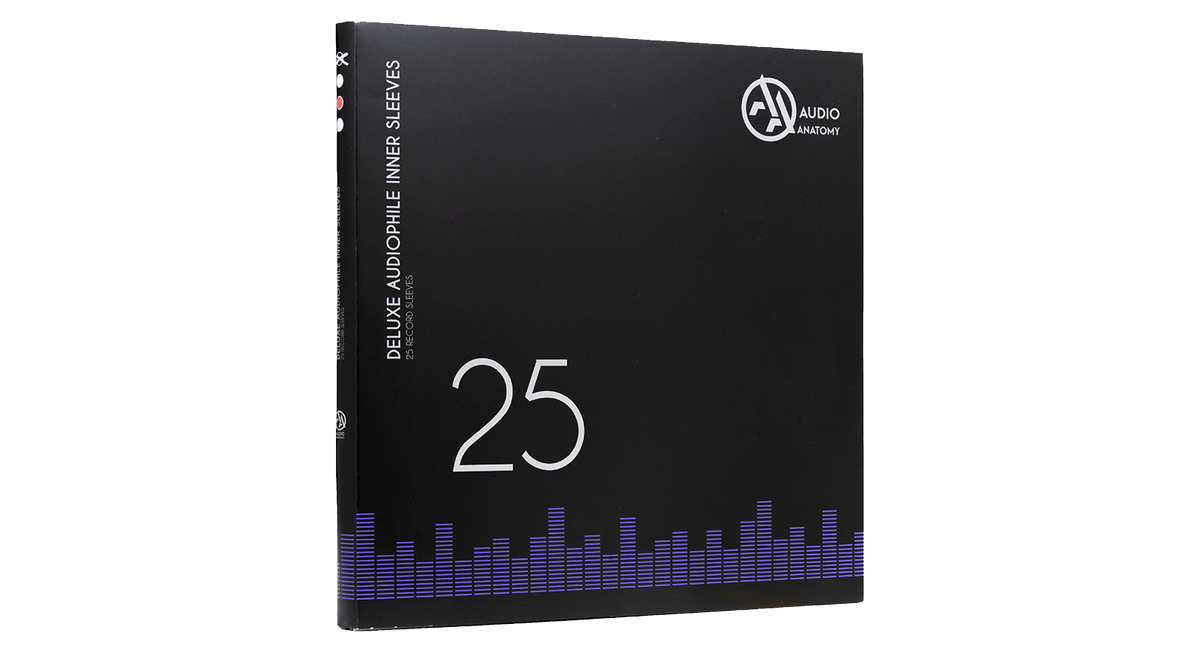 Vinyl - Audio Anatomy: 25X 12&quot; Deluxe Audiophile Antistatic Inner Sleeves Cream - The Record Hub