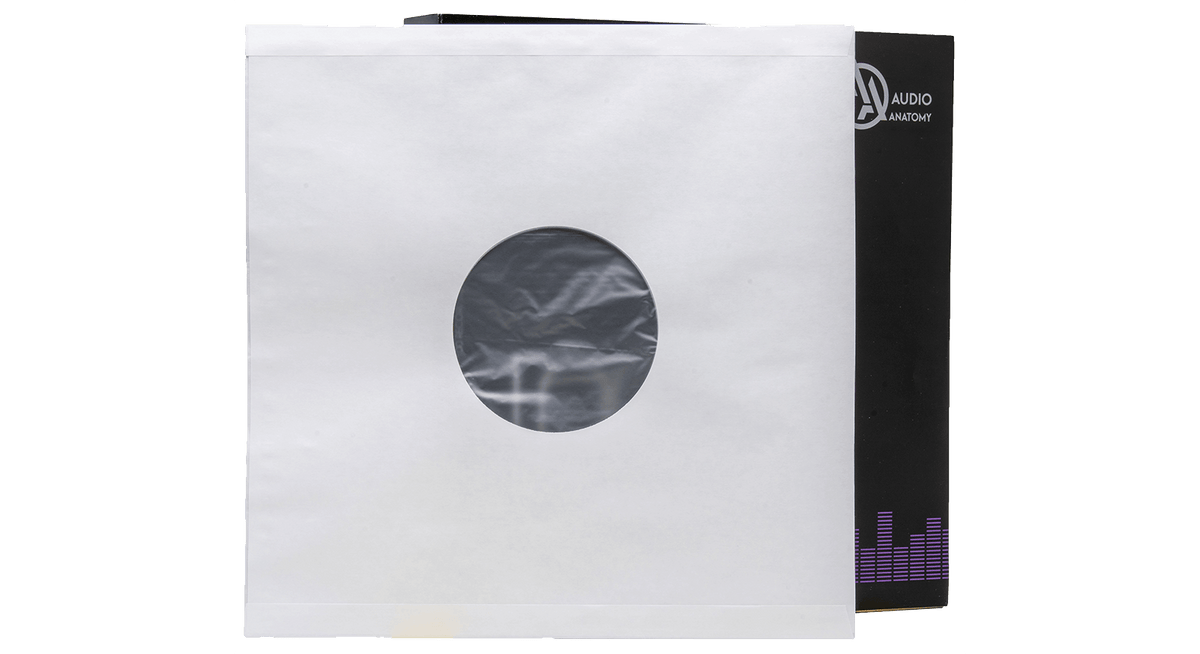 Vinyl - Audio Anatomy: 25X 12&quot; Deluxe Audiophile Antistatic Inner Sleeves Cream - The Record Hub