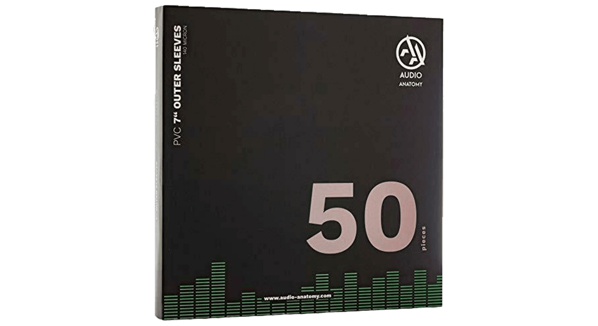 Vinyl - Audio Anatomy : 50X 7&quot; PVC Outer Sleeves (140 Micron) - The Record Hub