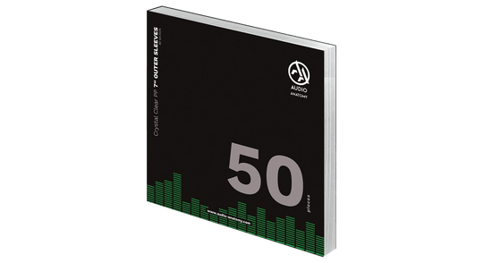 Audio Anatomy : 50X 7" PP Crystal Clear Outer Sleeves (90 Micron)