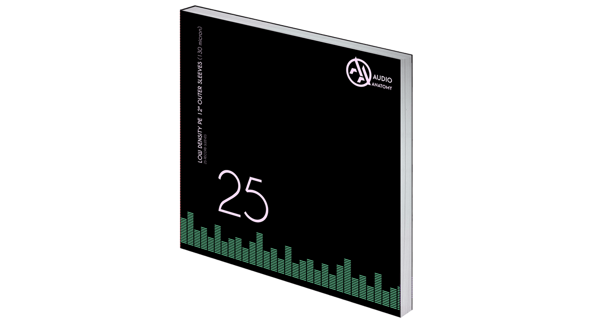 Vinyl - Audio Anatomy : 25X 12&quot; PE Low Density Outer Sleeves (130 Micron) - The Record Hub