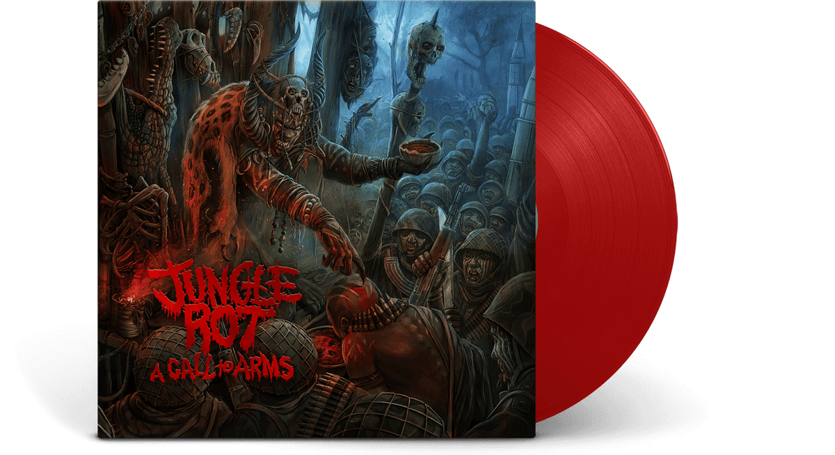 Vinyl - Jungle Rot : A Call to Arms (Ltd Blood Red Blend Vinyl) - The Record Hub