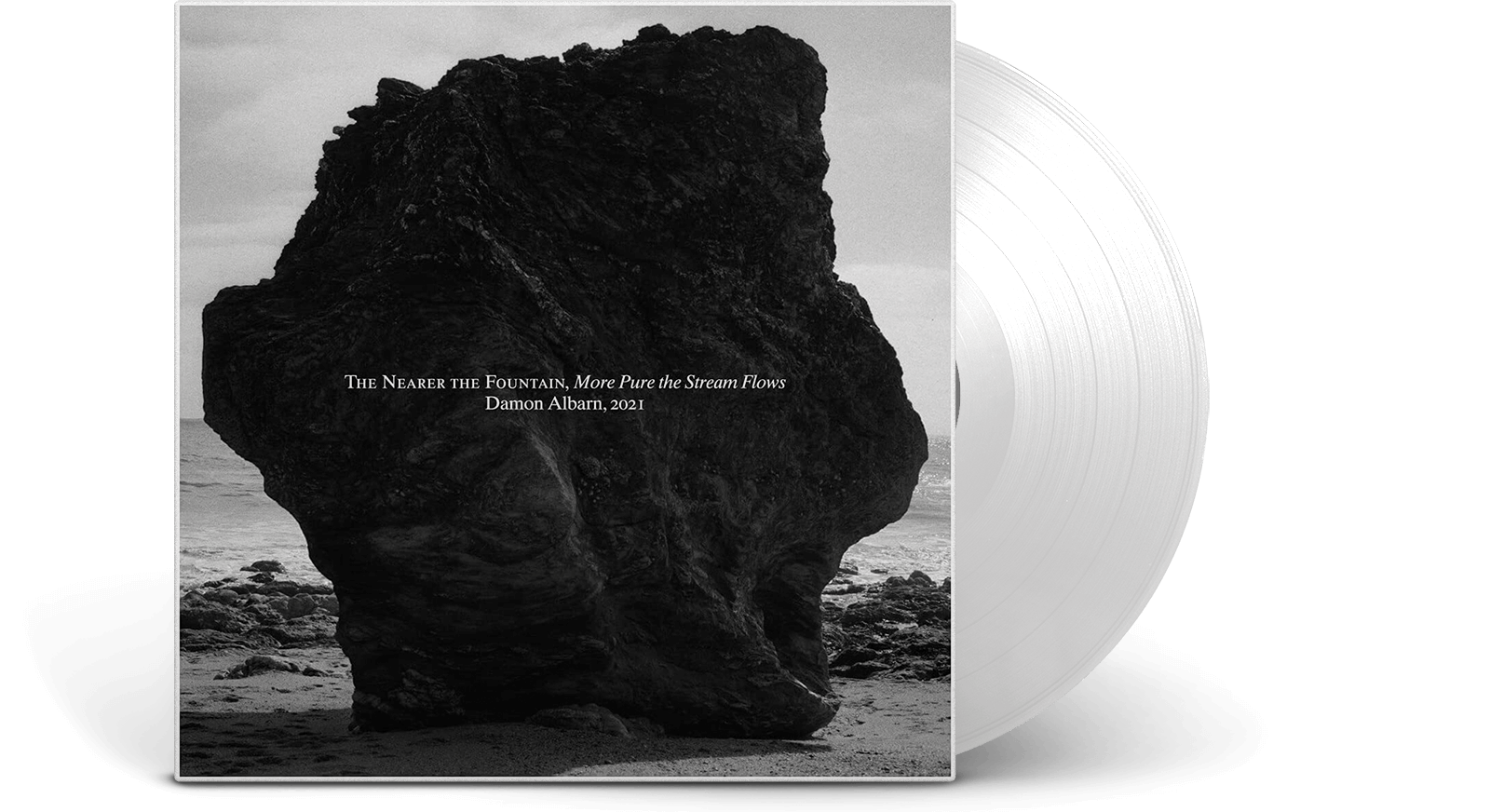 Vinyl - Damon Albarn : The Nearer The Fountain, More Pure The Stream Flows (Ltd White Vinyl) - The Record Hub