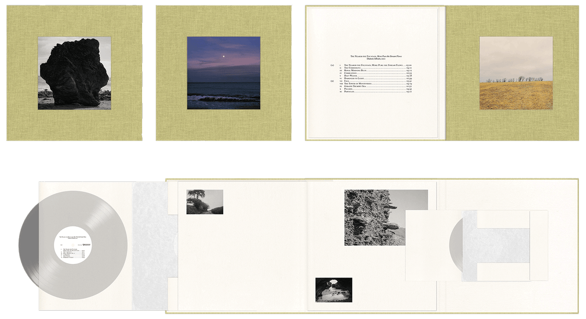 Vinyl - Damon Albarn : The Nearer The Fountain, More Pure The Stream Flows (Deluxe casebound book, white vinyl + 7” ) - The Record Hub