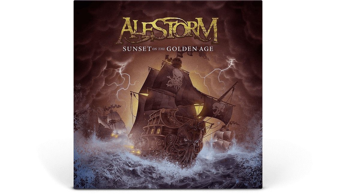 Vinyl - Alestorm : Sunset On The Golden Age (RSD Gold Splatter Edition) - The Record Hub