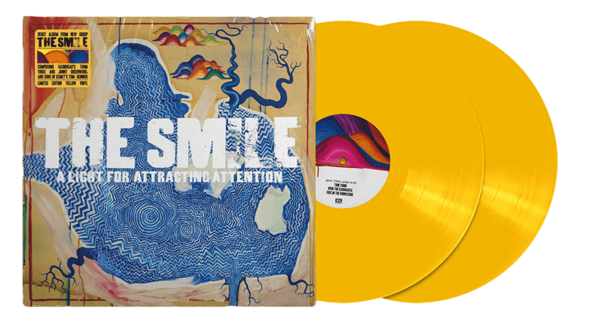 Vinyl - The Smile : A Light For Attracting Attention (Ltd Yellow Vinyl) - The Record Hub