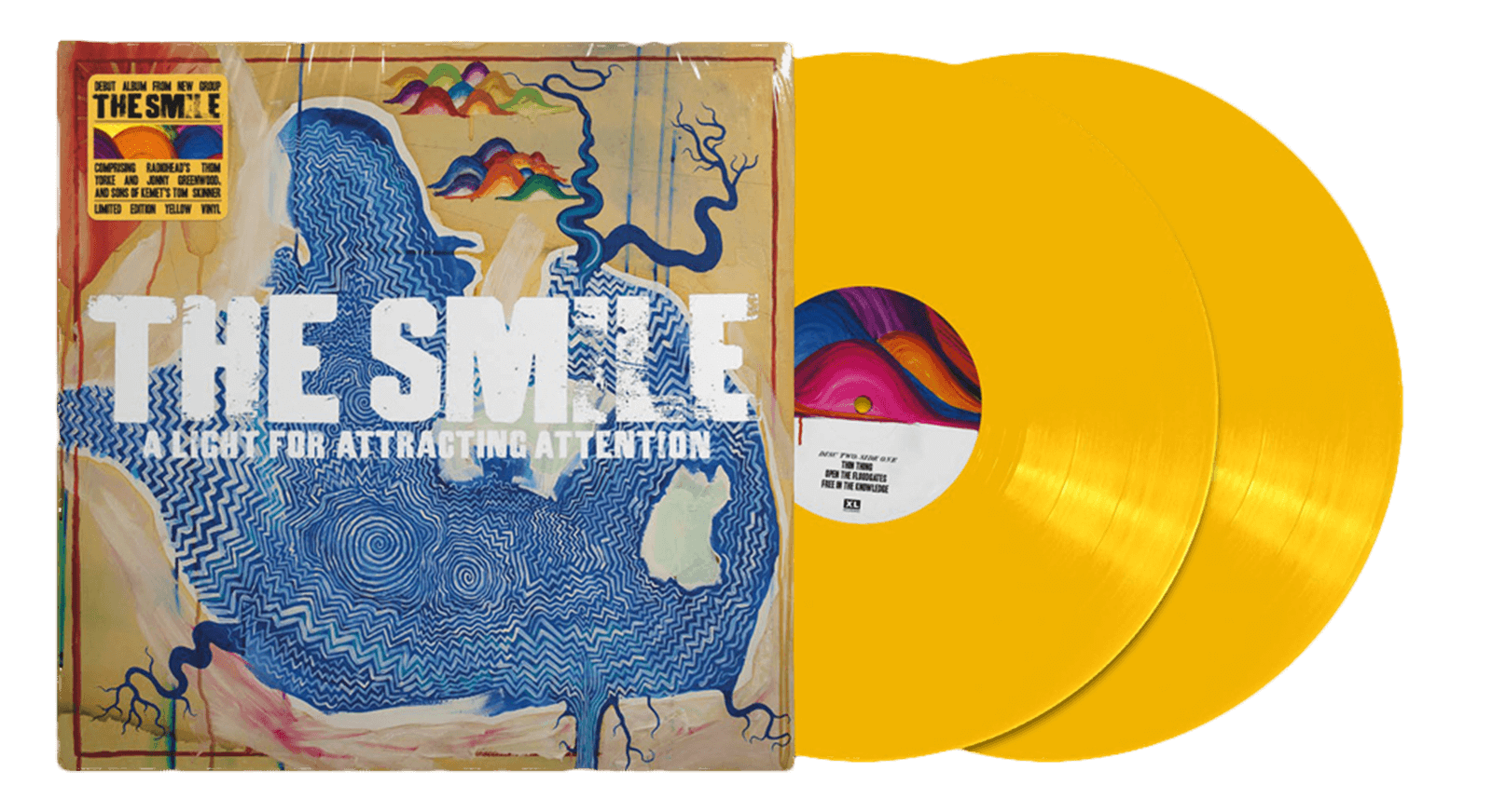 Vinyl - The Smile : A Light For Attracting Attention (Ltd Yellow Vinyl) - The Record Hub