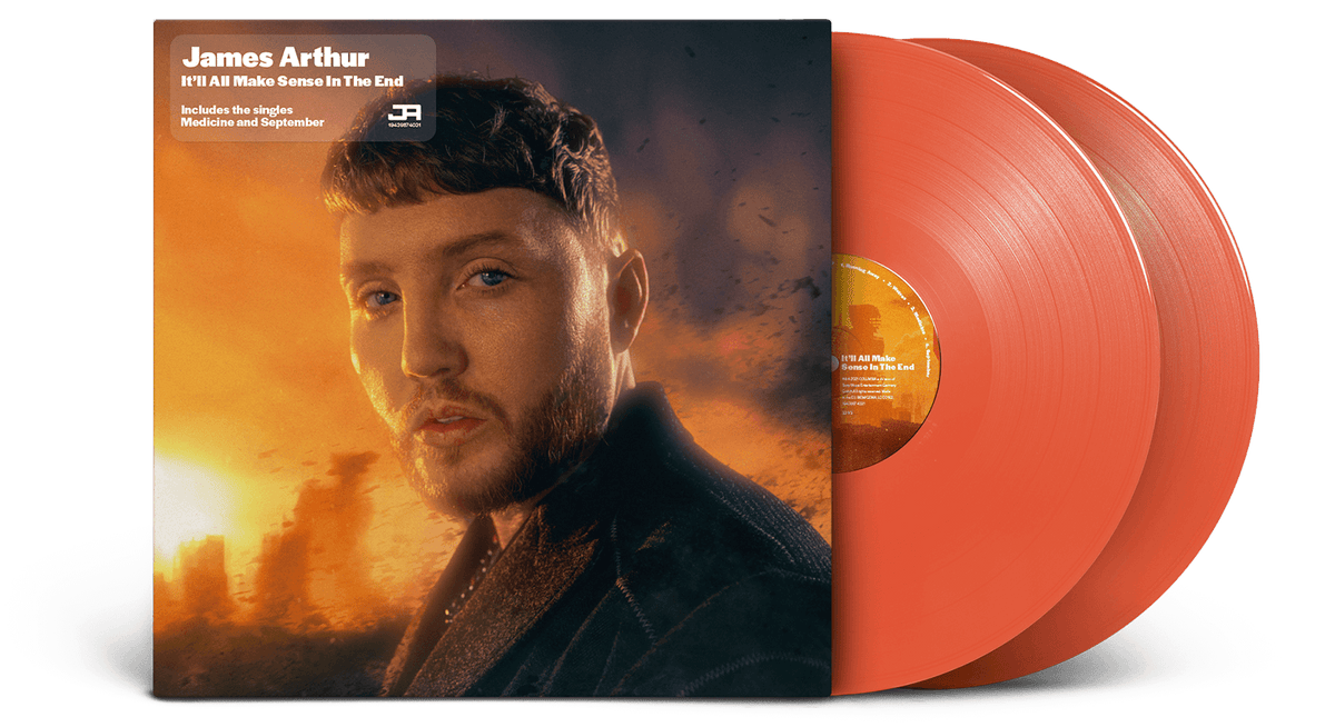 Vinyl - James Arthur : It&#39;ll All Make Sense In The End(Ltd Orange Marble Vinyl) - The Record Hub