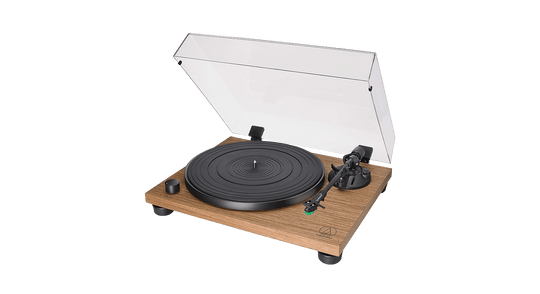 Audio-Technica :  ATLPW40WN Manual Belt Drive Turntable (Wood)