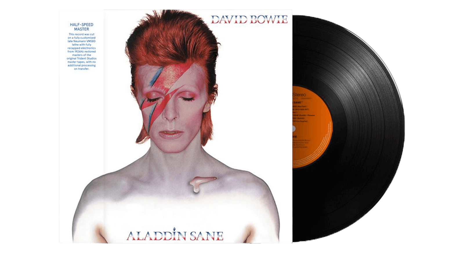 Vinyl - David Bowie : Aladdin Sane (50th Anniversary Half Speed Master) - The Record Hub