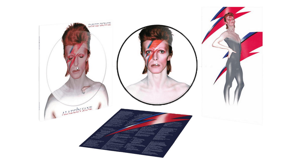 Vinyl - David Bowie : Aladdin Sane (50th Anniversary Picture Disc) - The Record Hub