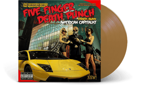 Five Finger Death Punch : American Capitalist (10th Anniversary Ltd Gold Vinyl )