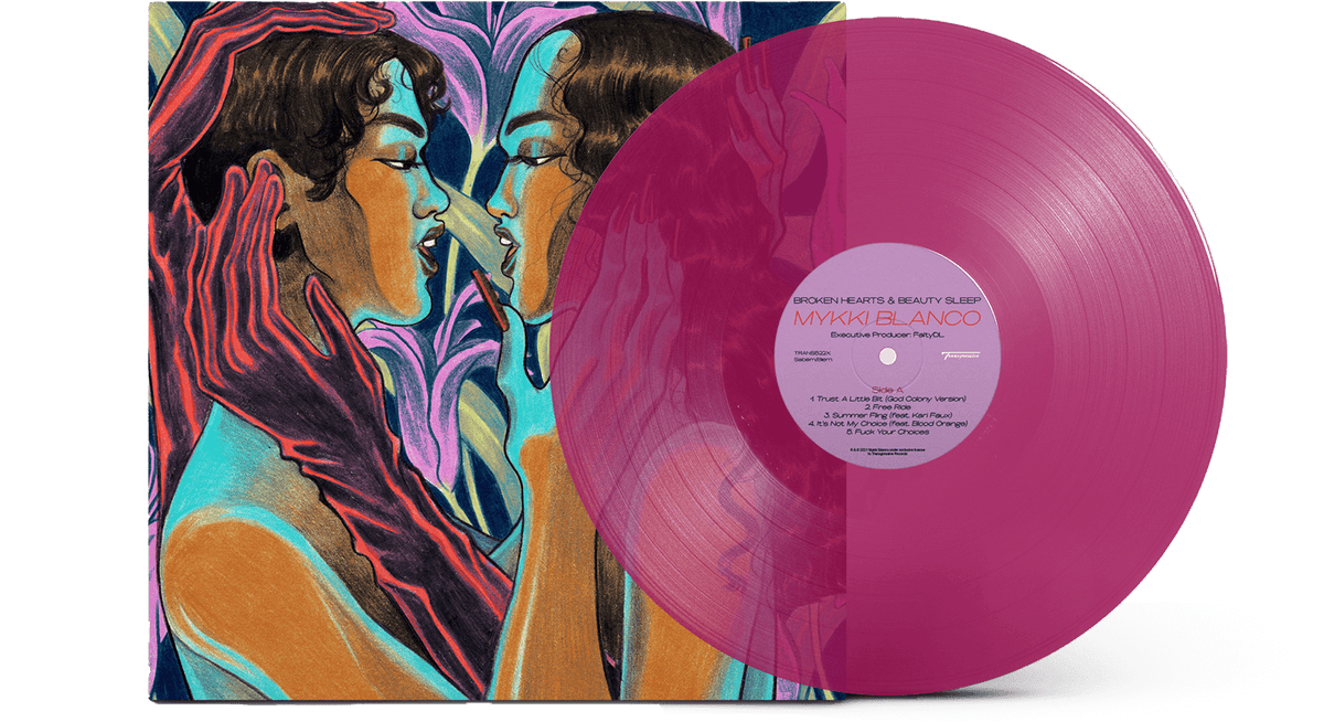 Vinyl - Mykki Blanco : Broken Hearts &amp; Beauty Sleep (Ltd Purple Vinyl) - The Record Hub
