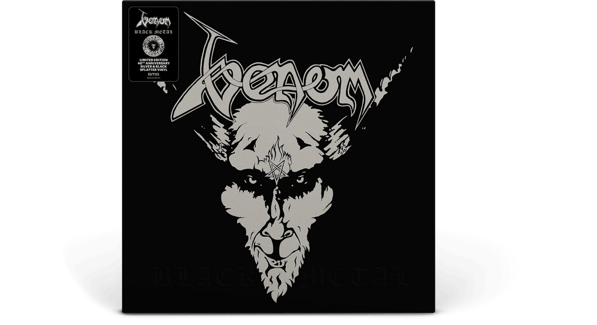 Vinyl - Venom : Black Metal (Silver &amp; Black Swirl Vinyl) - The Record Hub