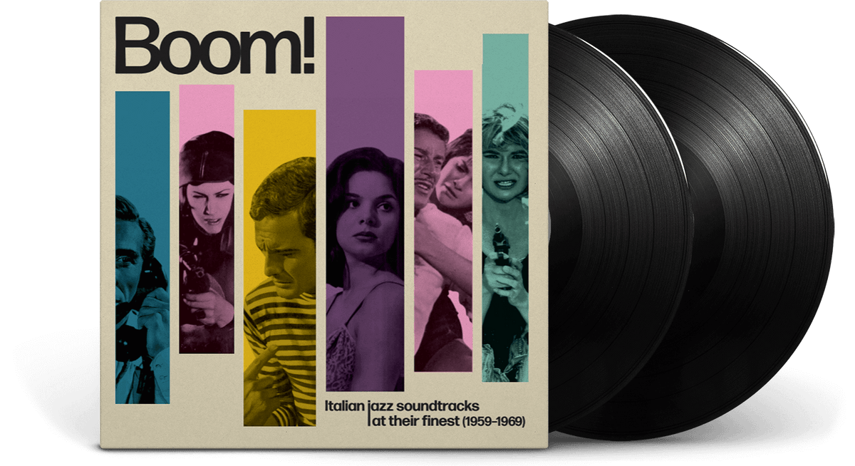 Vinyl - Various Artists : Boom! Italian Jazz Soundtracks At Their Finest - The Record Hub