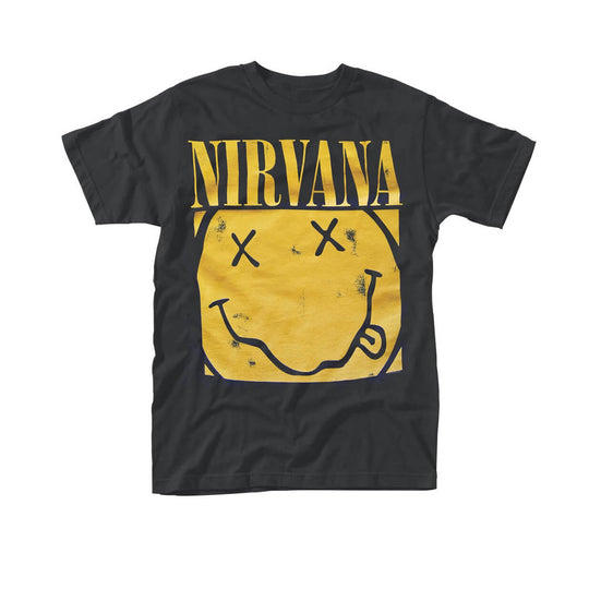 Nirvana : Box Smiley - T-Shirt