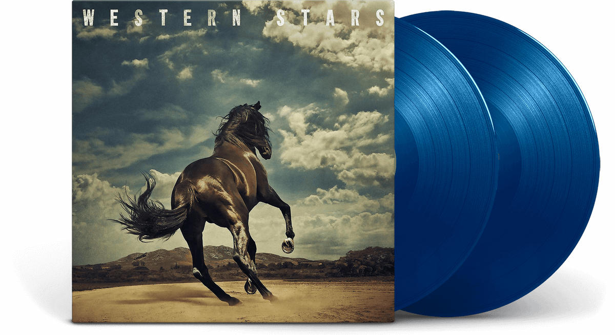Vinyl - Bruce Springsteen : Western Stars (Blue Vinyl) - The Record Hub