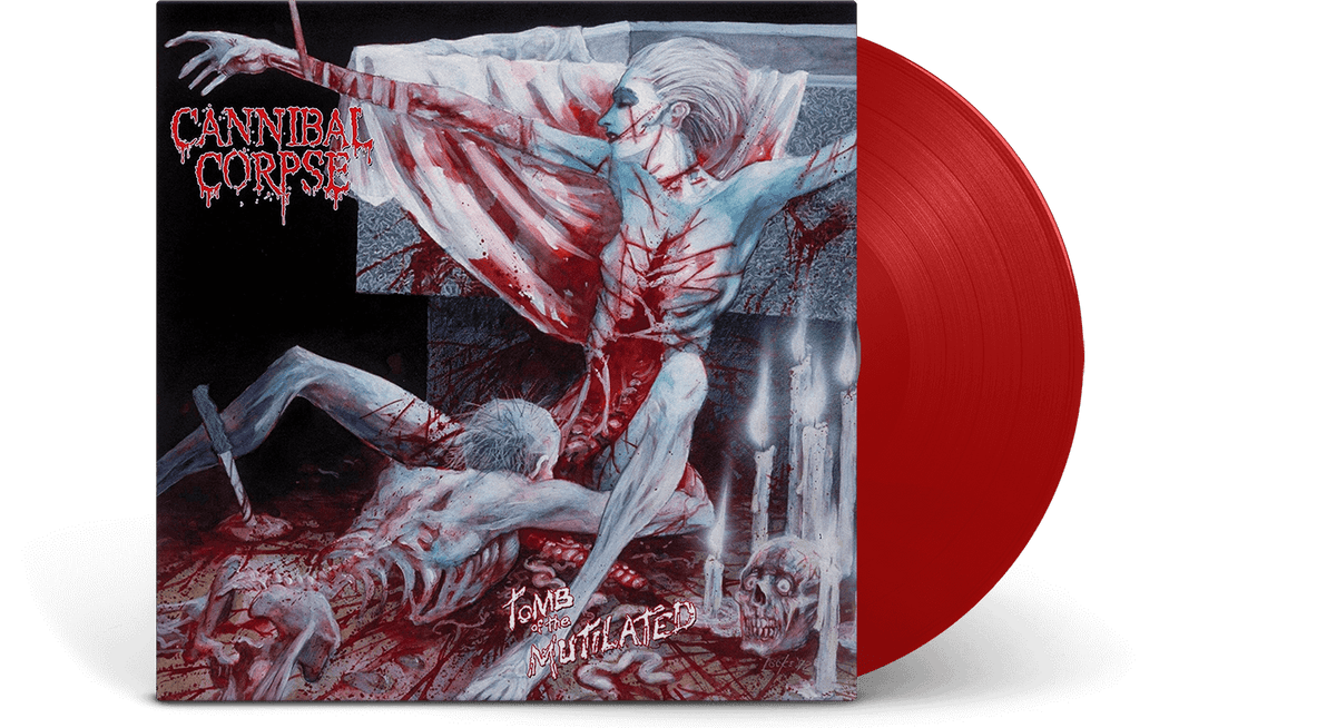 Vinyl - Cannibal Corpse : Tomb Of The Mutilated (Ltd Red Slushie Vinyl) - The Record Hub