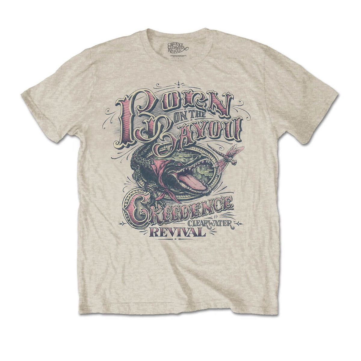 Vinyl - Creedence Clearwater Revival : Born On The Bayou - T-Shirt - The Record Hub