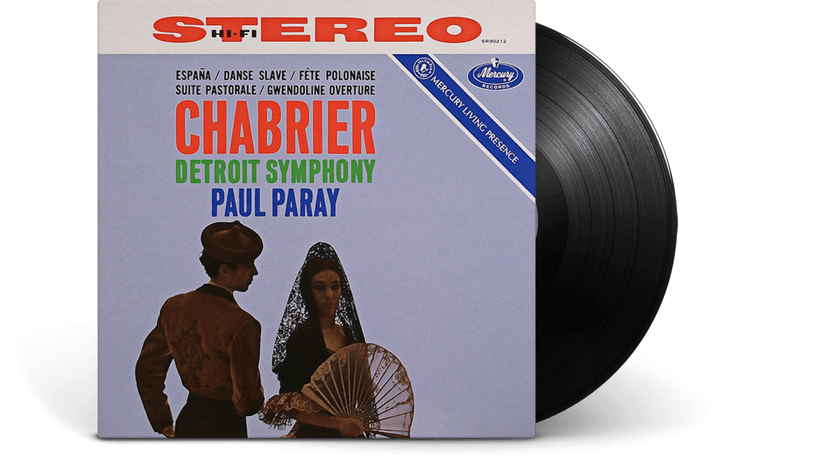Vinyl - Paul Paray / Detroit Symphony Orchestra : The Music Of Chabrier - The Record Hub
