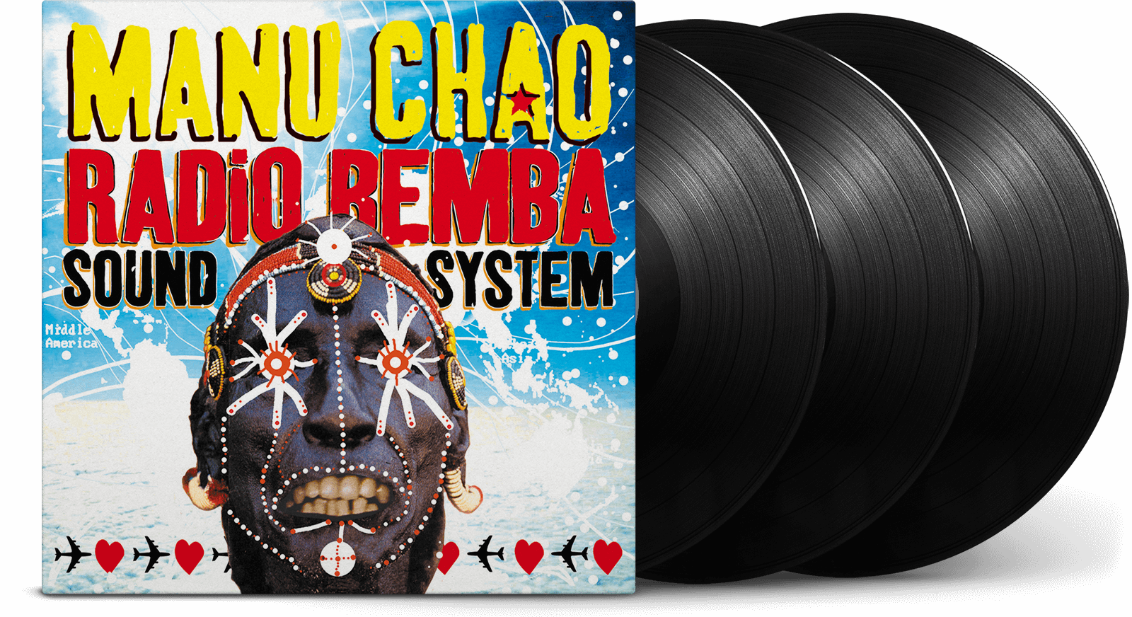 MANU CHAO : Radio Bemba Sound System - 2LP+CD - BECAUSE