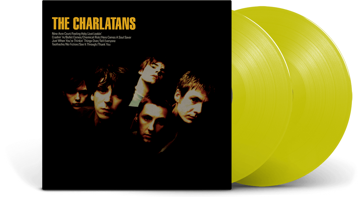 Vinyl - The Charlatans : The Charlatans (Ltd Yellow Marble Vinyl) - The Record Hub