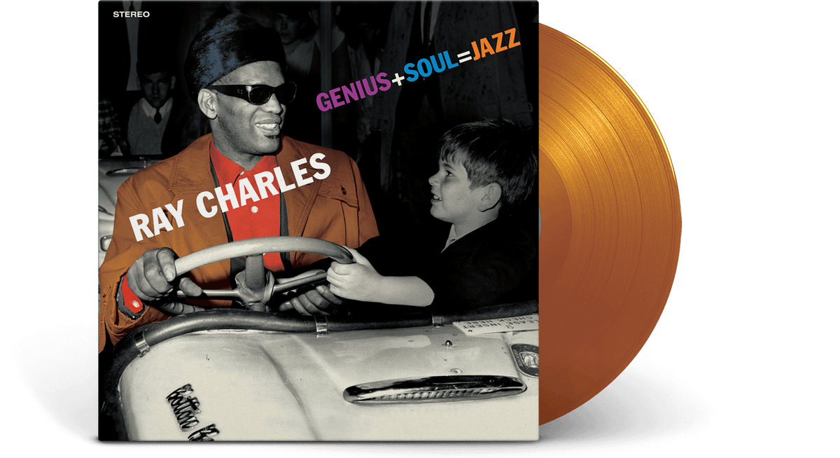 Vinyl - Ray Charles : Genius + Soul = Jazz (Orange Vinyl) - The Record Hub