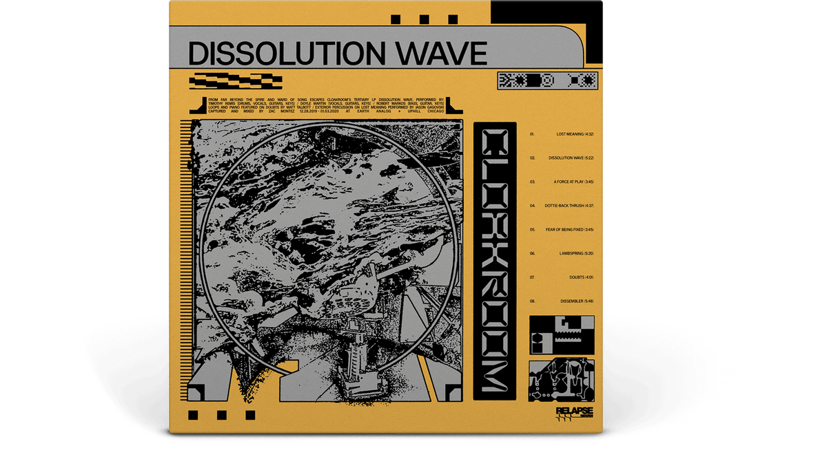 Vinyl - Cloakroom : Dissolution Wave(Ltd Dark Yellow Vinyl) - The Record Hub