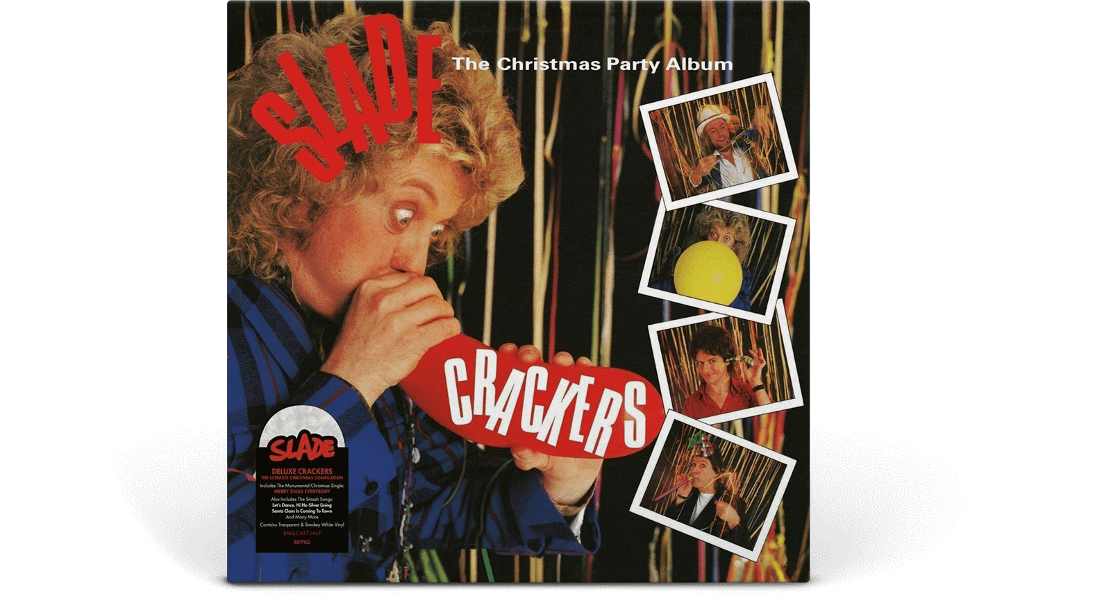 Vinyl - Slade : Crackers (Snowflake Splatter Vinyl) - The Record Hub