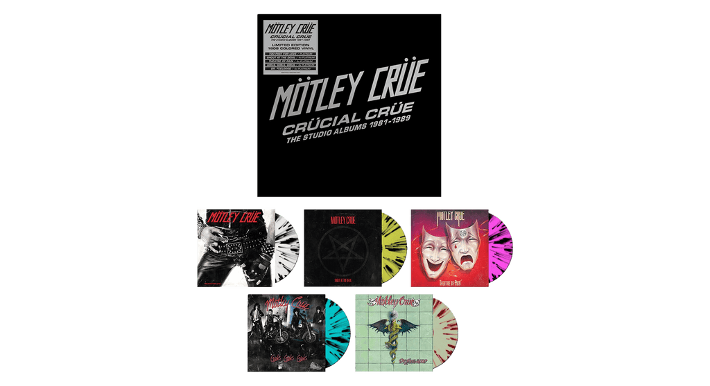 Vinyl | Mötley Crüe | Crücial Crüe - The Studio Albums 1981