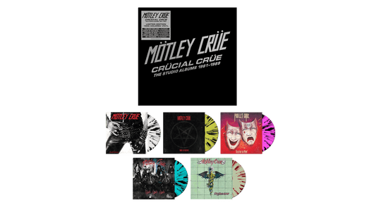 Mötley Crüe : Crücial Crüe - The Studio Albums 1981-1989 (Limited Edition LP Box)