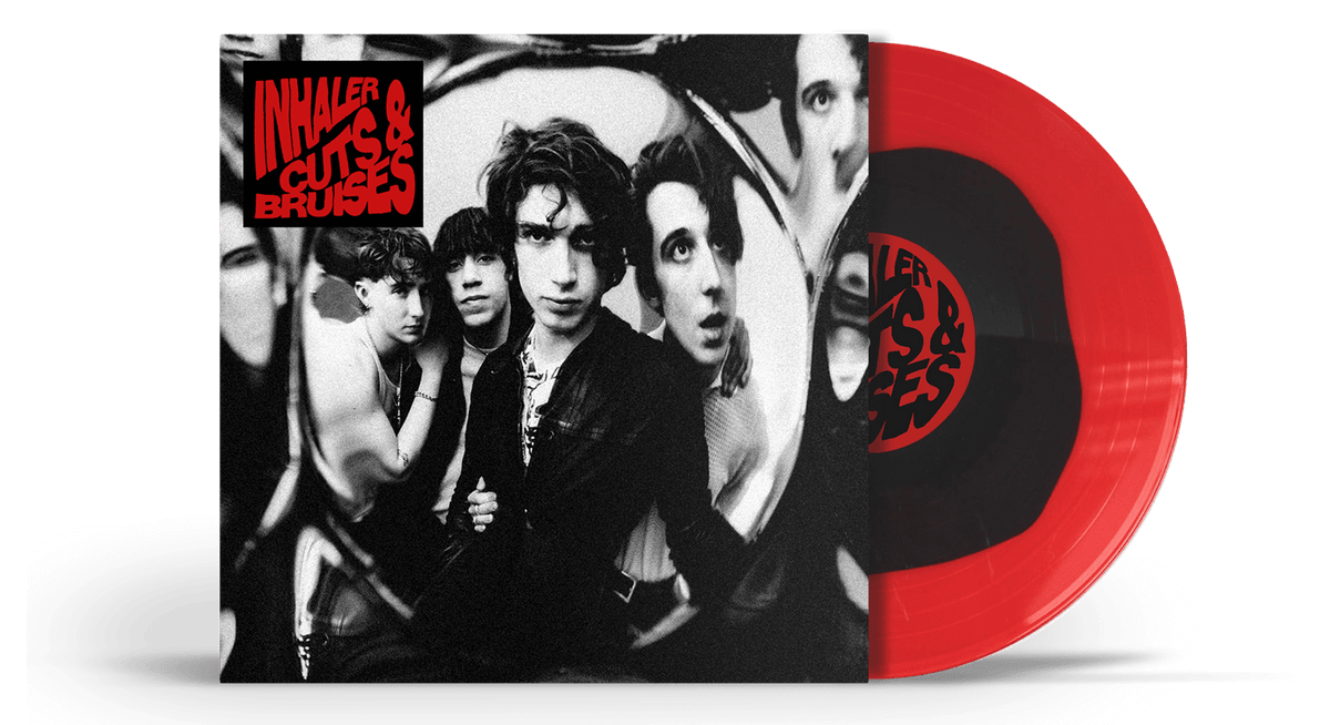 Vinyl - Inhaler : Cuts &amp; Bruises (Black/Red Circle Vinyl) (Exclusive In Ireland To TRH - The Record Hub