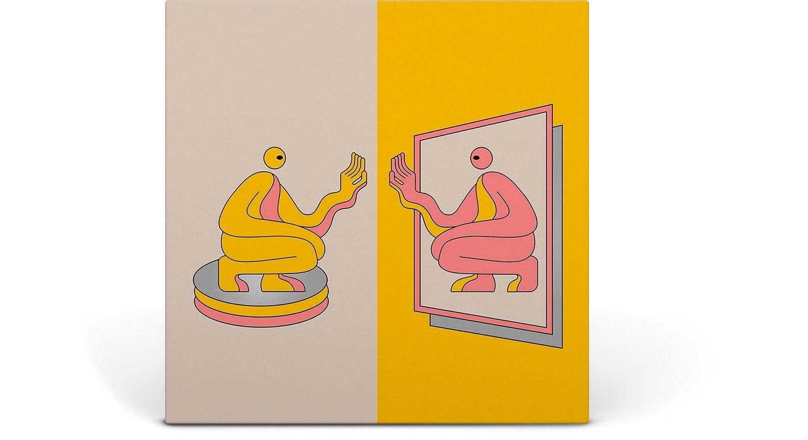 Vinyl - DJ Seinfeld : Mirrors (Ltd Pink & Yellow Vinyl) - The Record Hub