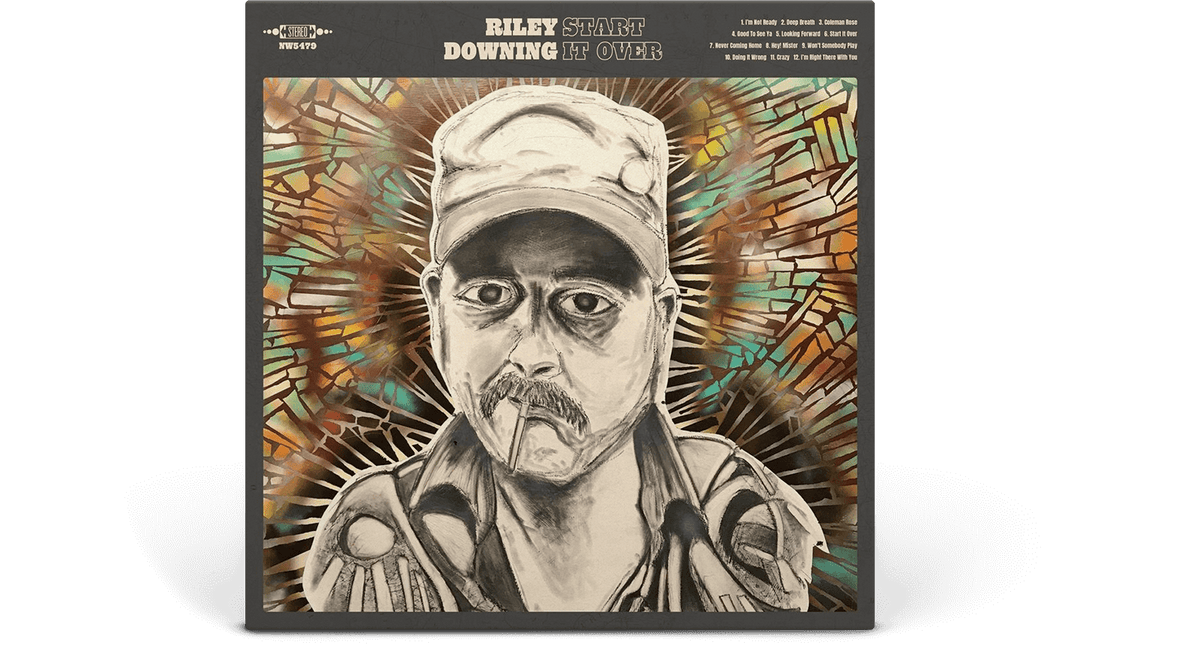 Vinyl - Riley Downing : Start It Over (Ltd Sea Glass &amp; Turquoise Color Vinyl) - The Record Hub
