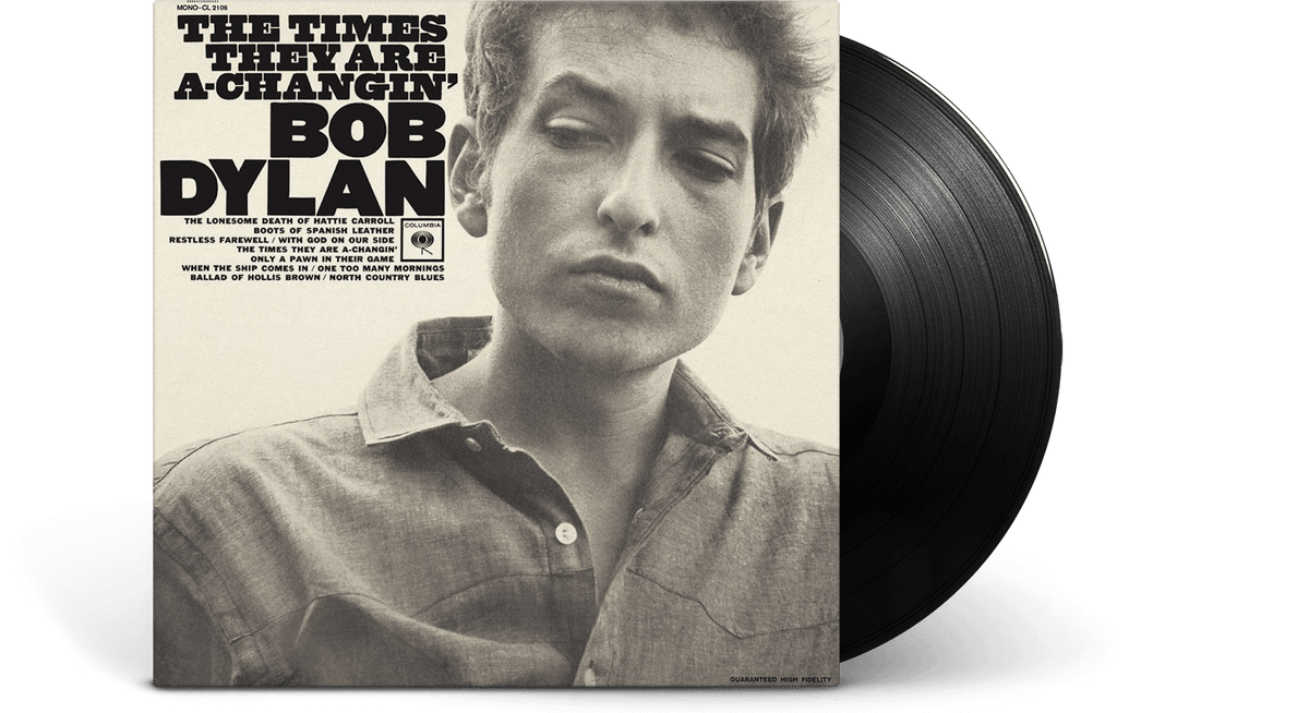 Vinyl - Bob Dylan : The Times They Are A Changin&#39; - The Record Hub