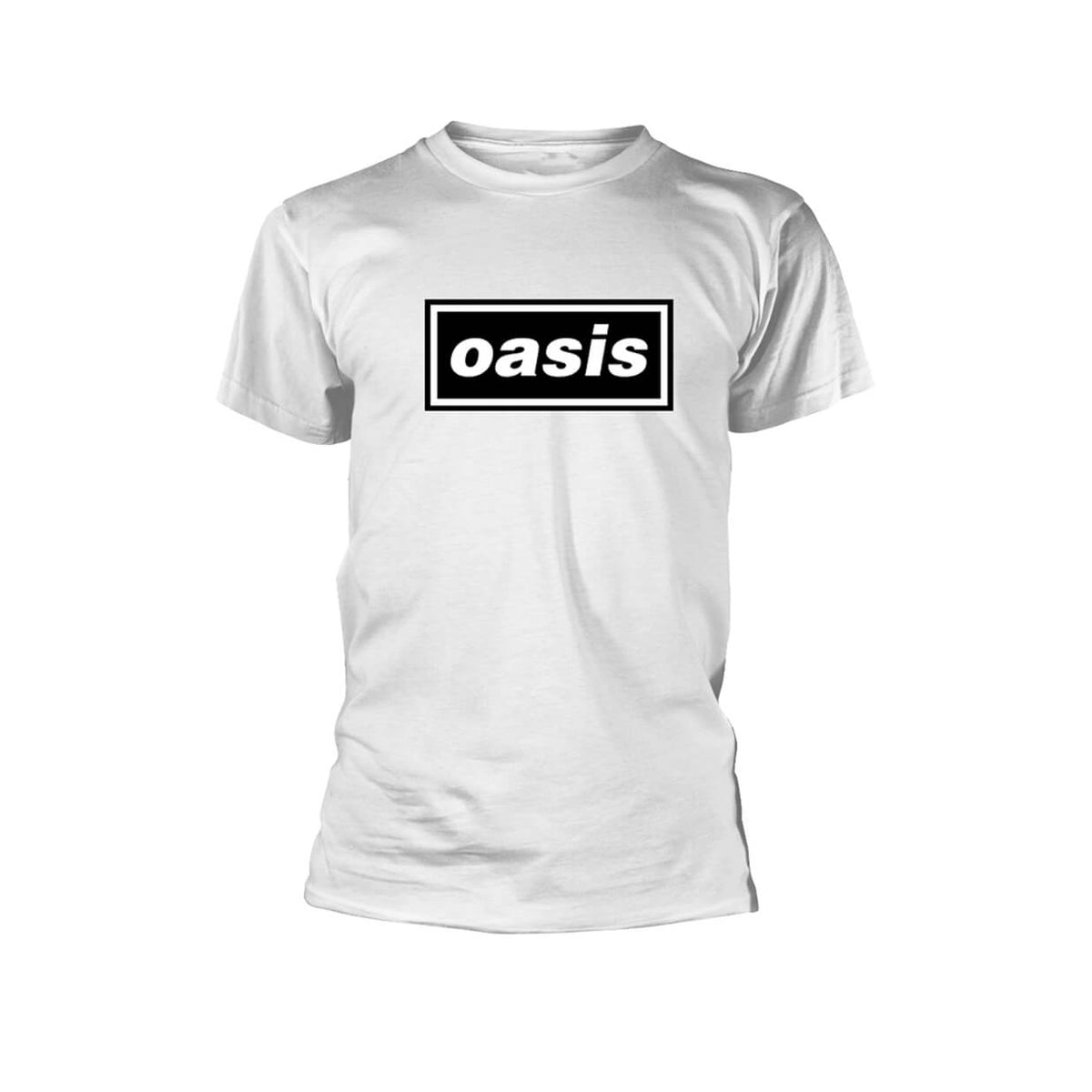 Vinyl - Oasis : Decca Logo (White) - T-Shirt - The Record Hub