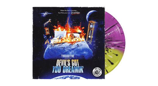 Through Fire : Devil’s Got You Dreamin’ (Ltd Yellow + Neon Violet Spilt with Black + White)