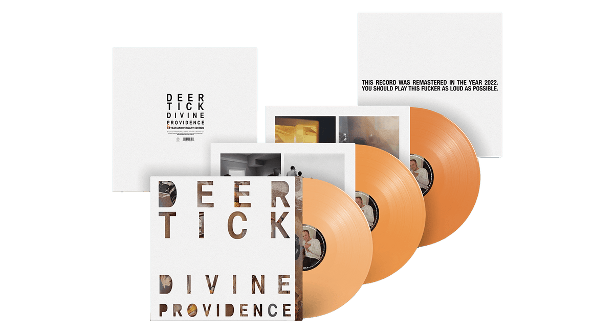 Vinyl - Deer Tick : Divine Providence (11th Anniv Ed. - 3 flavours of orange coloured vinyl) - The Record Hub
