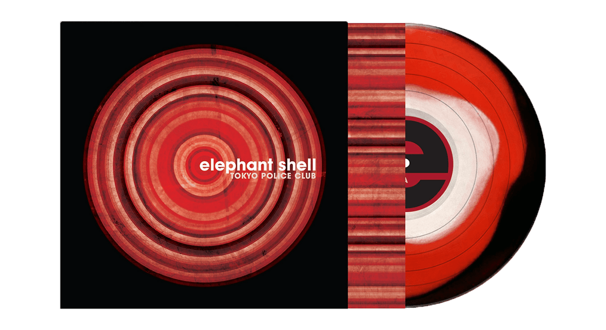 Vinyl - Tokyo Police Club : Elephant Shell (Black Jacket w/ Tricolour Vinyl) - The Record Hub