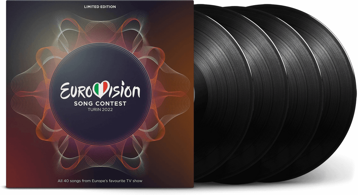 Vinyl - Various Artists : Eurovision 2022 (Ltd 4LP) - The Record Hub