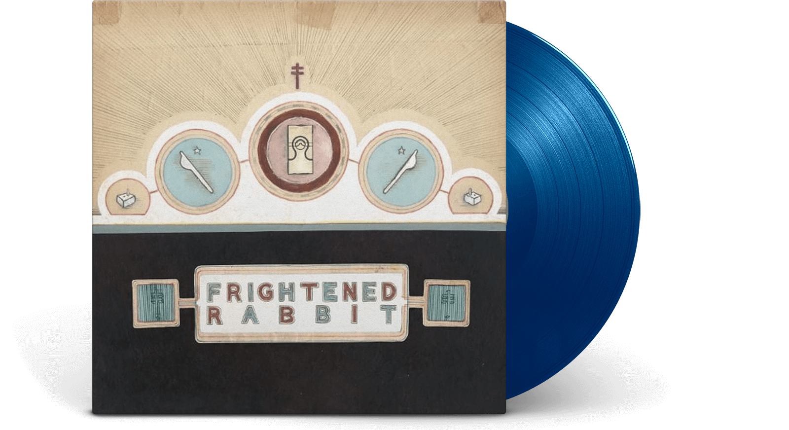 Vinyl - Frightened Rabbit : The Winter of Mixed Drinks  (Ltd Ice Blue Vinyl w/ 7") - The Record Hub